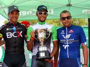 Winners podium
