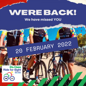 Dis-Chem Ride for Sight 2022 - Were Back