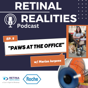 EPISODE 5 – PAWS AT THE OFFICE – Mariza Jurgens and Dotty