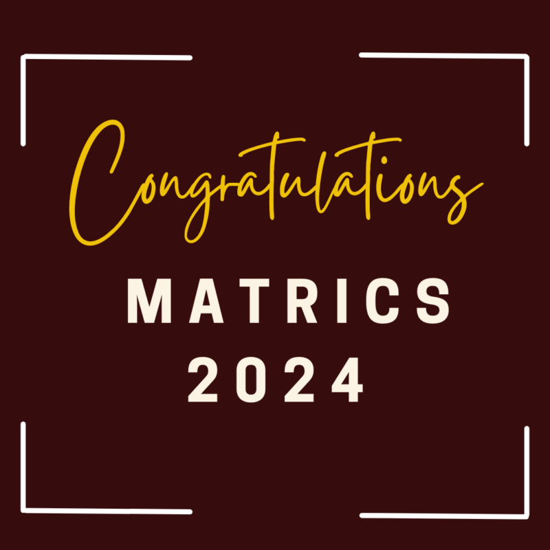 Congratulations to the Visually Impaired Matric Class of 2024!!!