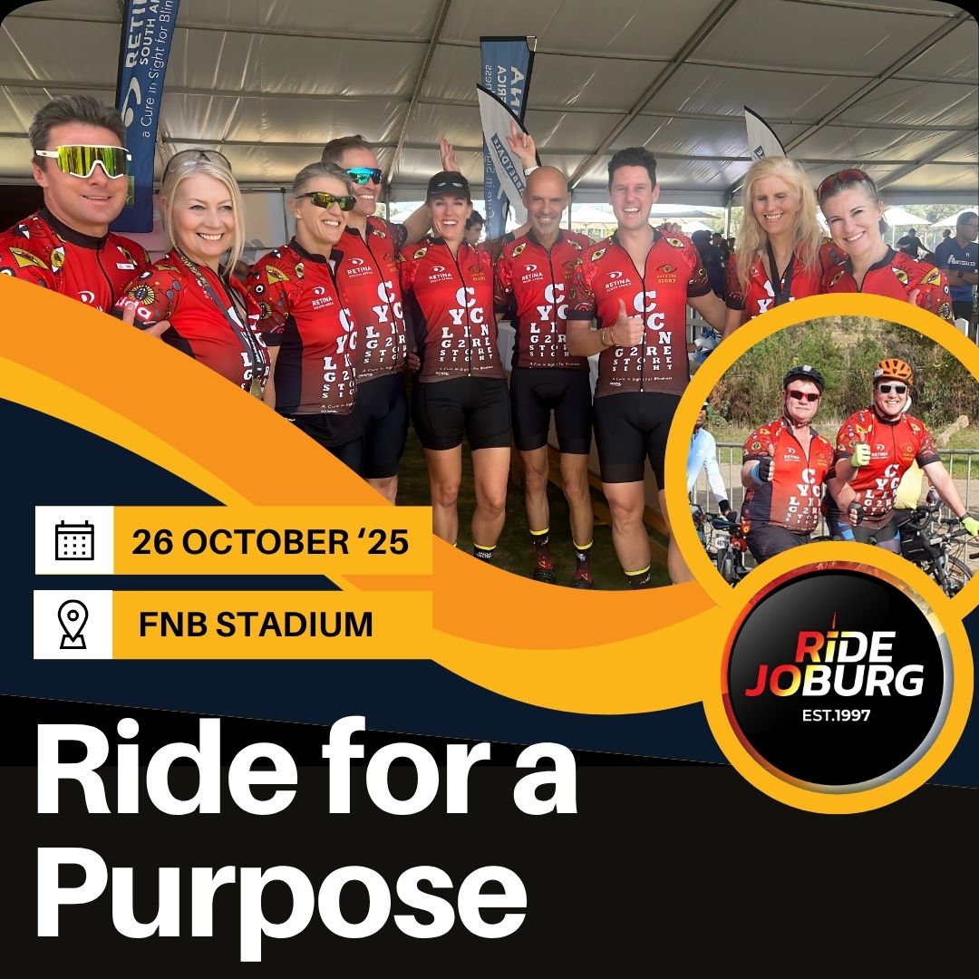 RIDE JOBURG FOR A PURPOSE RIDE JOBURG FOR A PURPOSE