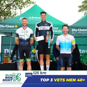 Vets Men 40 + pictured on Stage